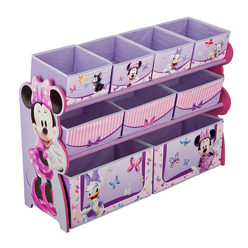 ชั้นเก็บของเล่นขนาดใหญ่ Disney Multi-Bin Toy Organizer ลาย Minnie Mouse (พร้อมส่ง)