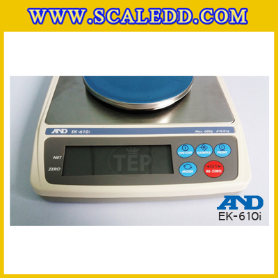 เครื่องชั่งละเอียดสูง600กรัม เครื่องชั่งน้ำหนักดิจิตอล600g เครื่องชั่งทศนิยม 2 ตำแหน่ง ตาชั่ง600g ความละเอียด 0.01g AND EK-610i