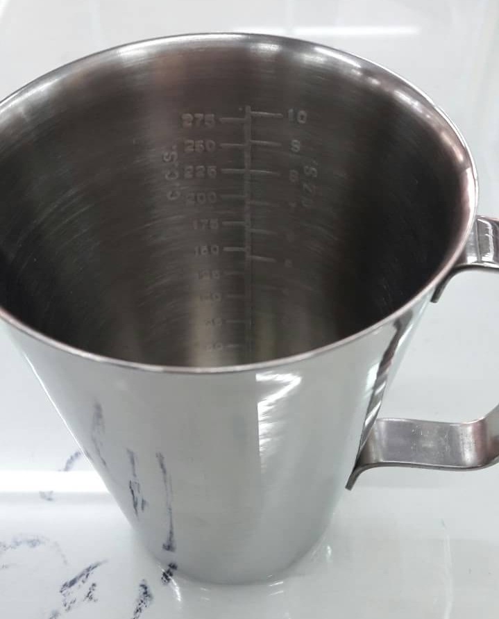 ถ้วยตวงของเหลวสเตนเลส ความจุ 300 มล.037-MSL300