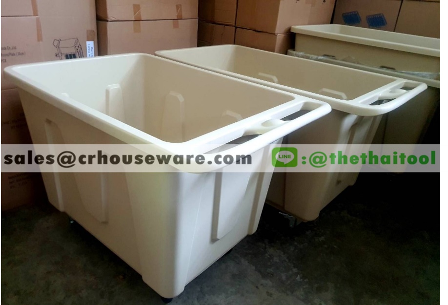 รถเข็นเก็บผ้าขนาดใหญ่ (Laundry Trolley) 002-HK08217
