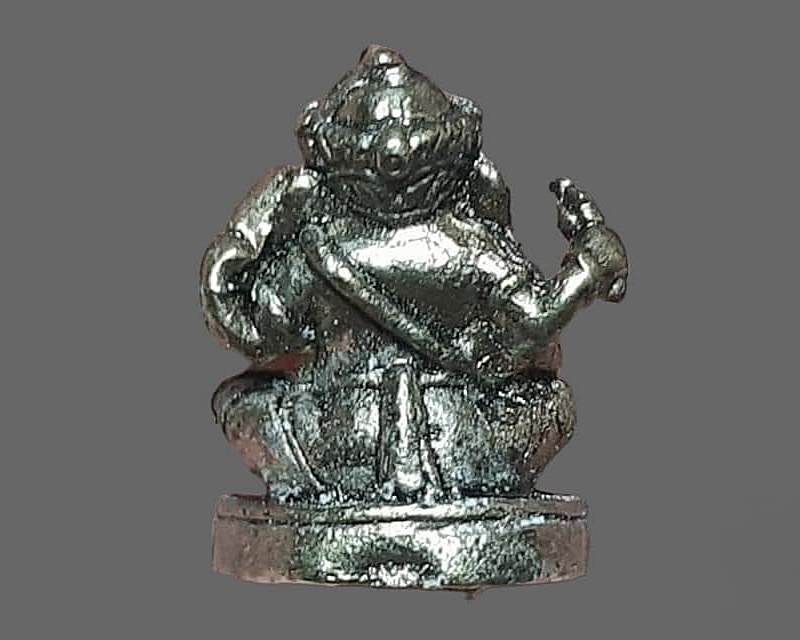 รูปเหมือนหล่อ พระพิฆเนศ เทพเจ้าแห่งความสำเร็จ สมาคมฟ้าใส บางบัวทอง กล่องเดิม