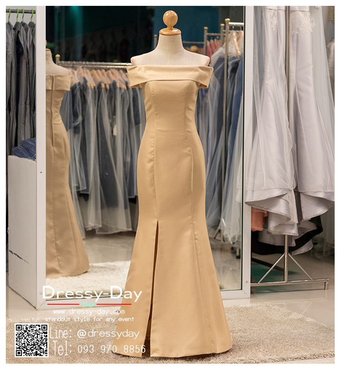 รหัส ชุดราตรี :PFL064 ชุดราตรียาวมีแขน สวยหวานหรู ราตรียาวสีทอง ผ้าไหมญี่ปุ่น ซับในซาติน สวยหรูแบบเรียบโก้ และใส่ได้หลากหลายโอกาสคร๊าา มาพร้อมซับในอย่างดี คัตติ้งเนี๊ยบๆ