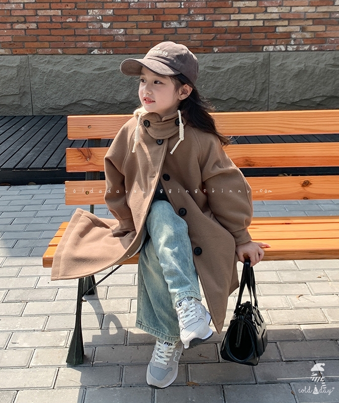 กางเกงยีนส์เด็ก บุขนกันหนาว ทรงขาบาน