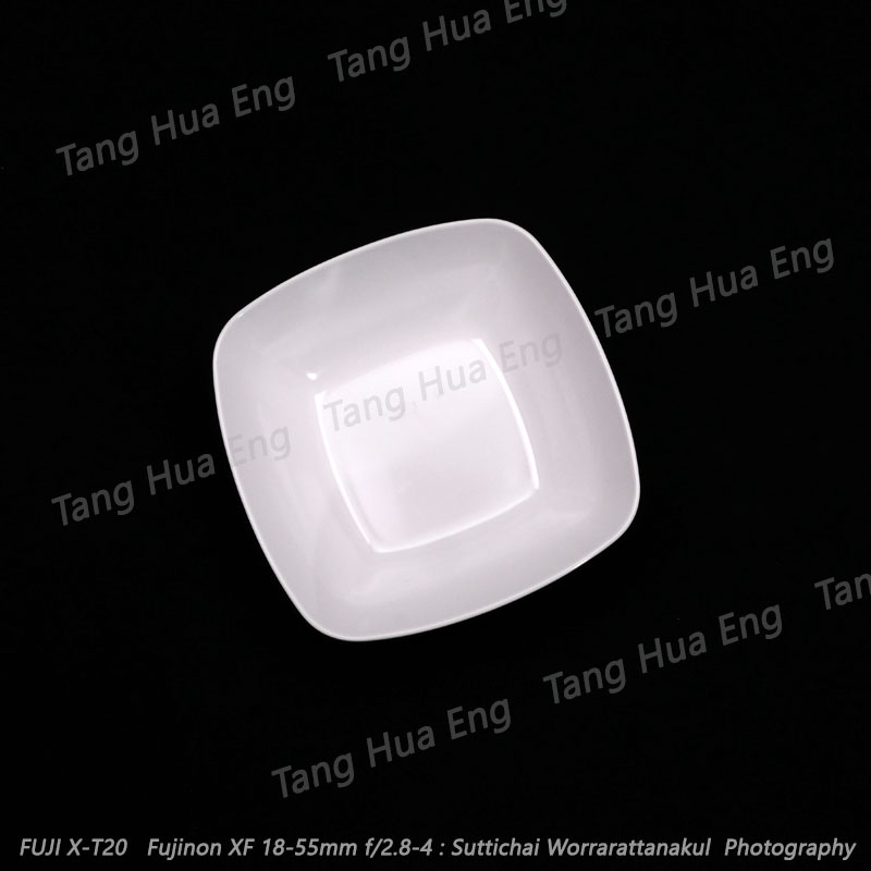 ชามเหลี่ยมซุปเปอร์แวร์ 6นิ้วB447-6 ( สีครีมขาว )/สีฟ้า