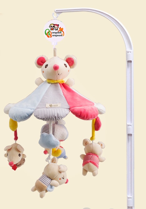 โมบายเด็ก แบบผ้า สไตล์เกาหลี มีเสียงดนตรี