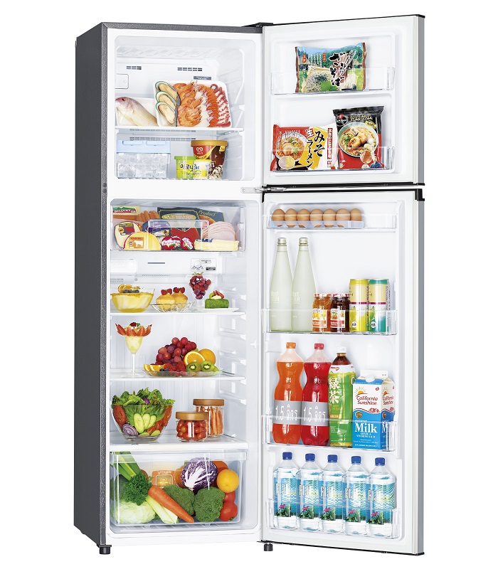 Mitsubishi ตู้เย็น 2 ประตู 9.7Q Flat Design INVERTER รุ่น MR-FV29EJ-BR สีิน้ำตาลคอปเปอร์