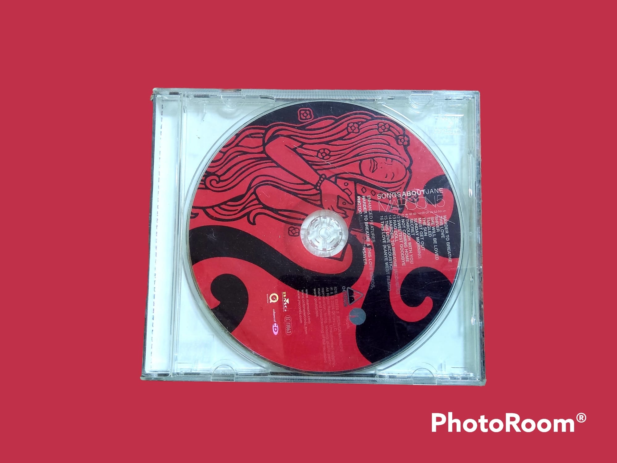 CD Maroon 5 มารูนไฟฟ์ ชุดแรก SONGS ABOUT JANE 2002