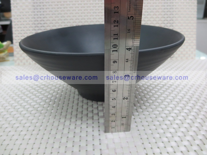 ชามราเมง ชามก๋วยเตี๋ยว ลายลอนเล็ก 9 นิ้ว 017-PX-F155490