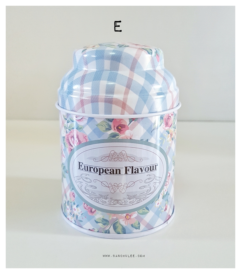 Tea Tin Can กระป๋องชา งานสังกะสี
