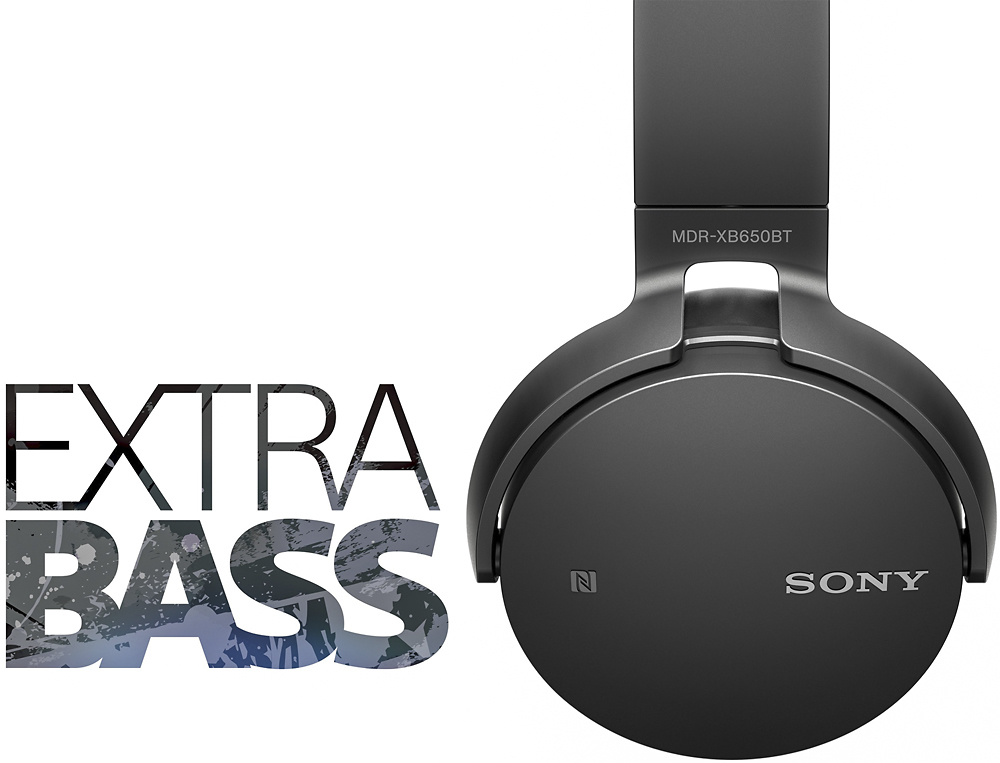 Sony หูฟังไร้สาย Bluetooth รุ่น MDR-XB650BT(สีดำ)
