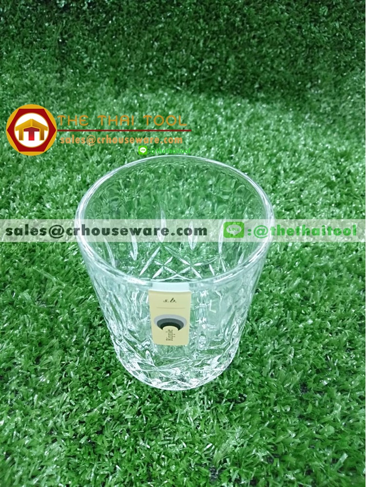 Ripple Mug Glass 218 ml. รหัส 011-RJ99RO08,แก้วเหล้าประกายเพชร