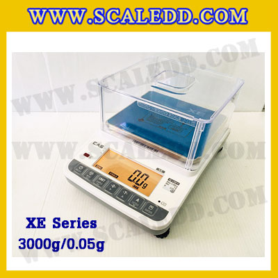 เครื่องชั่งดิจิตอลทศนิยม2ตำแหน่ง รุ่น XE 3000g x 0.05g เครื่องชั่ง3000g เครื่องชั่งน้ำหนัก13000g เครื่องชั่งละเอียดสูง3000g กิโลดิจิตอล3000g ตาชั่ง3000g เครื่องชั่ง3000g ยี่ห้อ CAS รุ่น XE