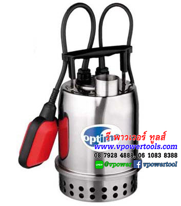 EBARA OPTIMA-M(A) เอบาร่า ปั๊มจุ่ม สำหรับสูบน้ำทั่วไป ไฟ 230-240V พร้อมลูกลอย