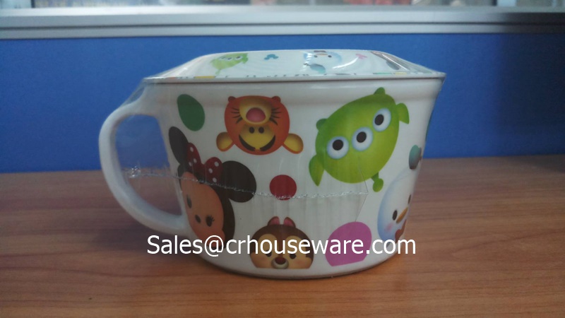 แก้วน้ำมีหู+ฝา 5.25 นิ้ว ลายTSUMSUM