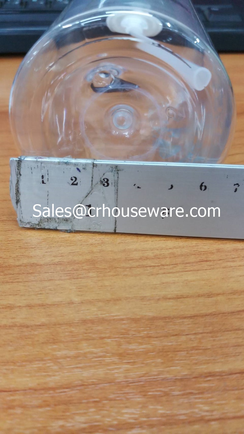 ขวดใสใส่แชมพูแบบขวดปั็ม,ขวดใส่น้ำยาล้างมือ,ขวดปั้มใสใส่น้ำยา SP-001-1