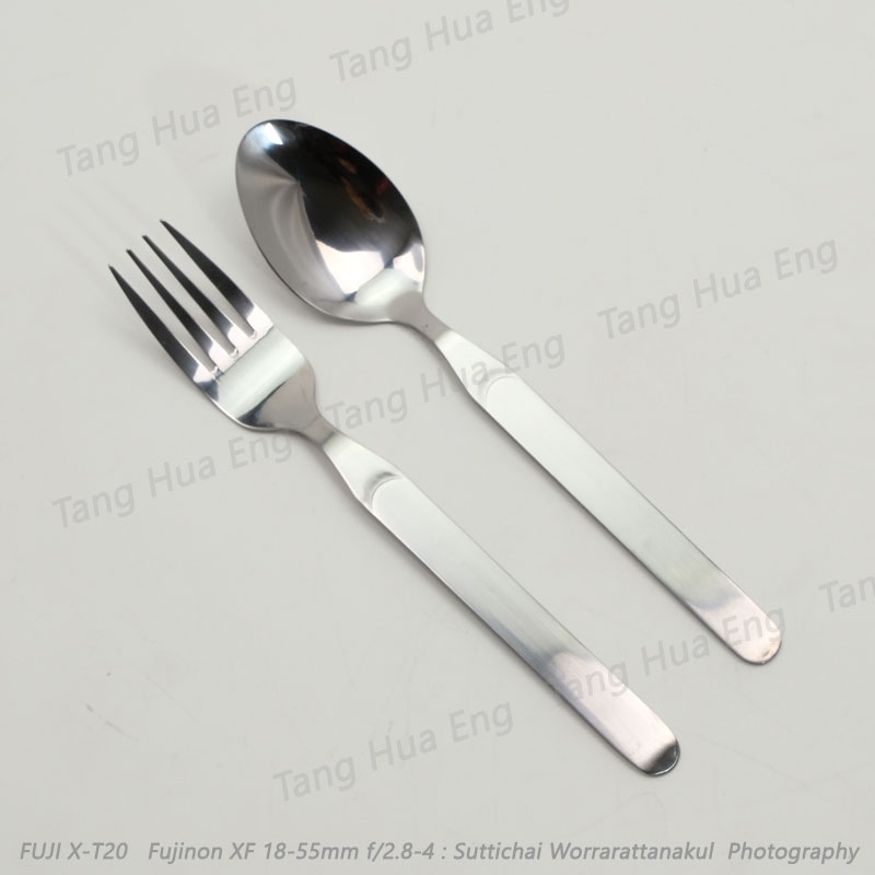(1โหล) ช้อนคาว + ส้อมคาว ลายสแกนเดีย