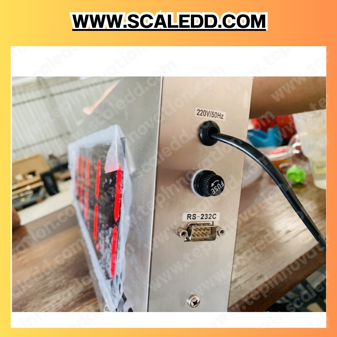 จอที่ 2 หน้าจอที่ 2 จอแสดงน้ำหนักที่สอง จอRemote Display สำหรับเชื่อมต่อเครื่องชั่งดิจิตอลที่รองรับการเชื่อมต่อ RS232