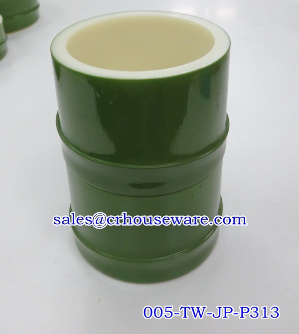 ชามใส่อาหารพลาสติกทรงไม้ไผ่ญี่ปุ่น JAPANESE BOWL 005-TW-JP-P313