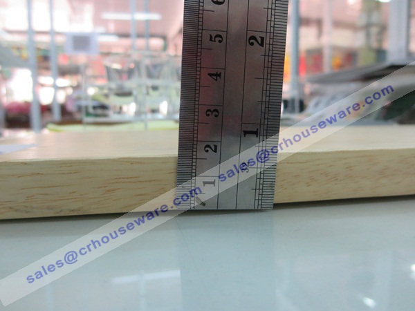 เขียงไม้สี่เหลี่ยมมีด้ามจับ 6*18 นิ้ว JW-528,จานไม้สเตนเลส,ถาดไม้ใส่อาหาร