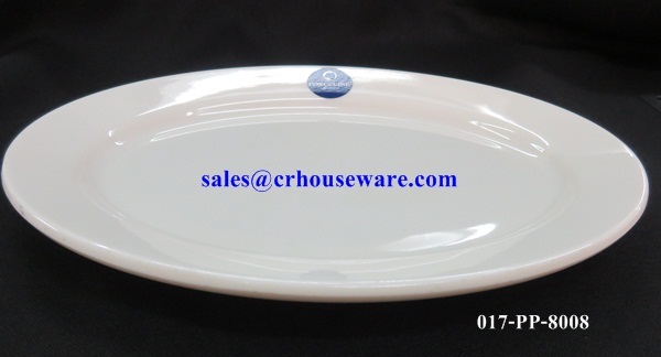 Porceline จานเปล 10.5 นิ้ว 017-PP-8008,10.5 inch crib plate