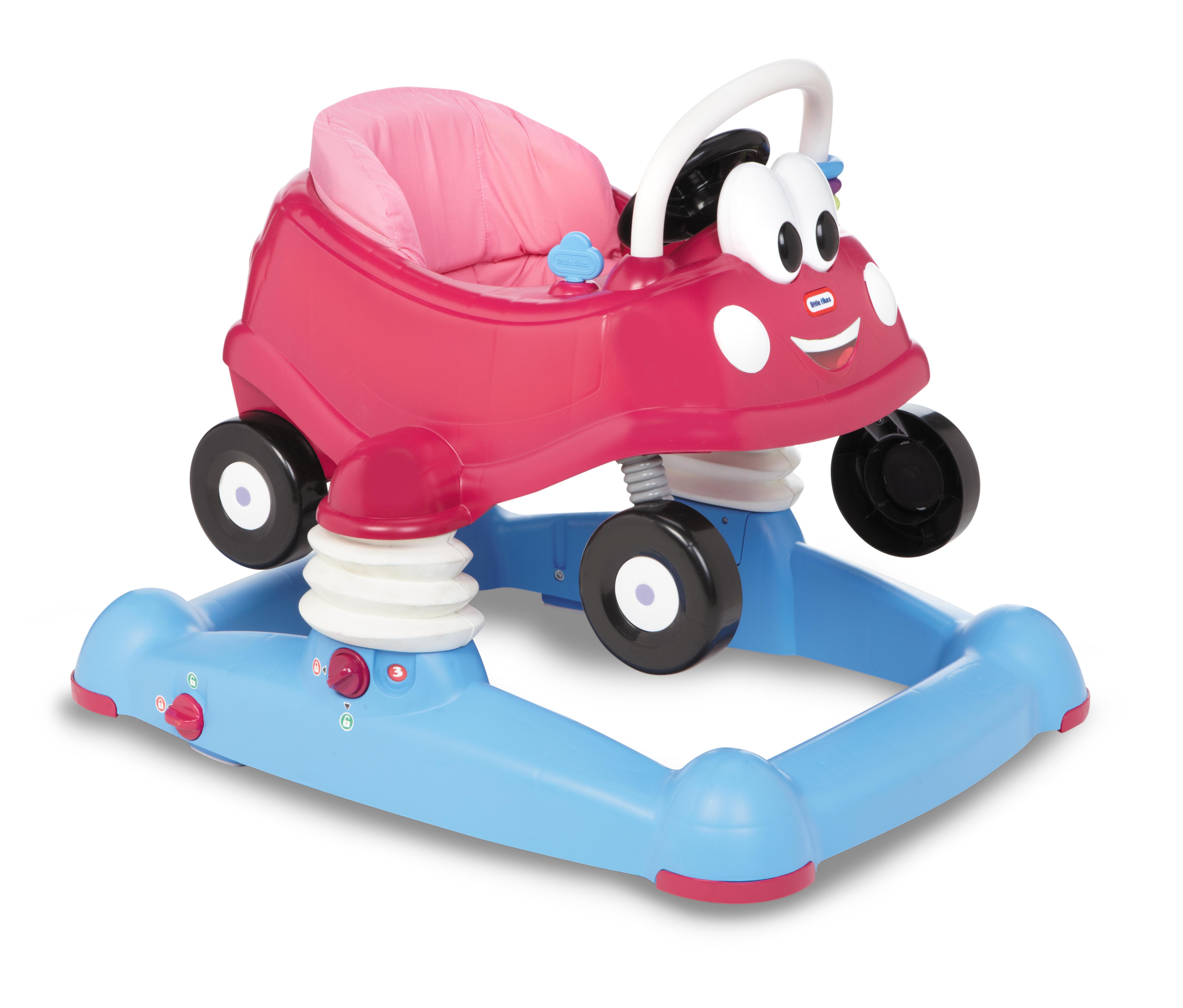 รถหัดเดิน Little Tikes Princess Cozy Coupe 3-in-1 Mobile Entertainer, Pink