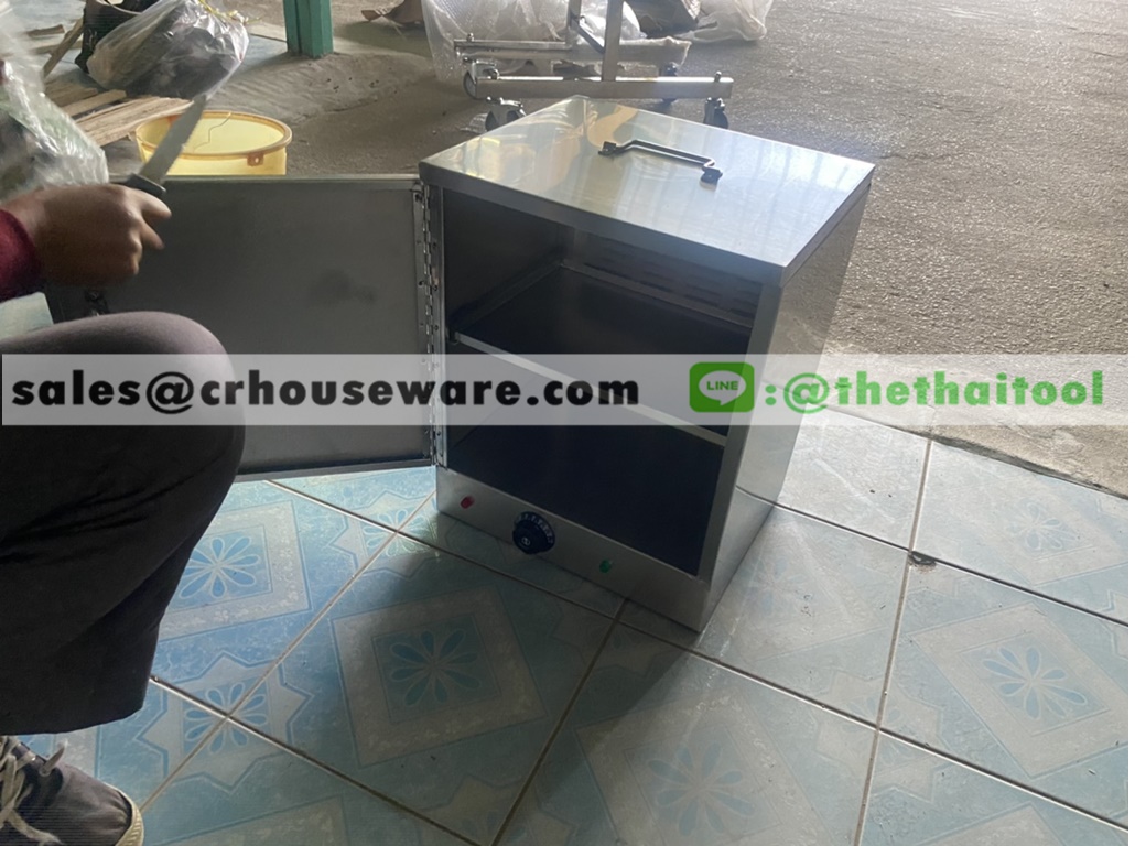 โต๊ะรูมเซอร์วิสพร้อมตู้อุ่นอาหาร 001-THM-1608-052, Room_Service_Cart,รถเข็นอาหารพร้อมตู้อุ่นอาหาร,รถเข็นเสริฟอาหารโรงแรม