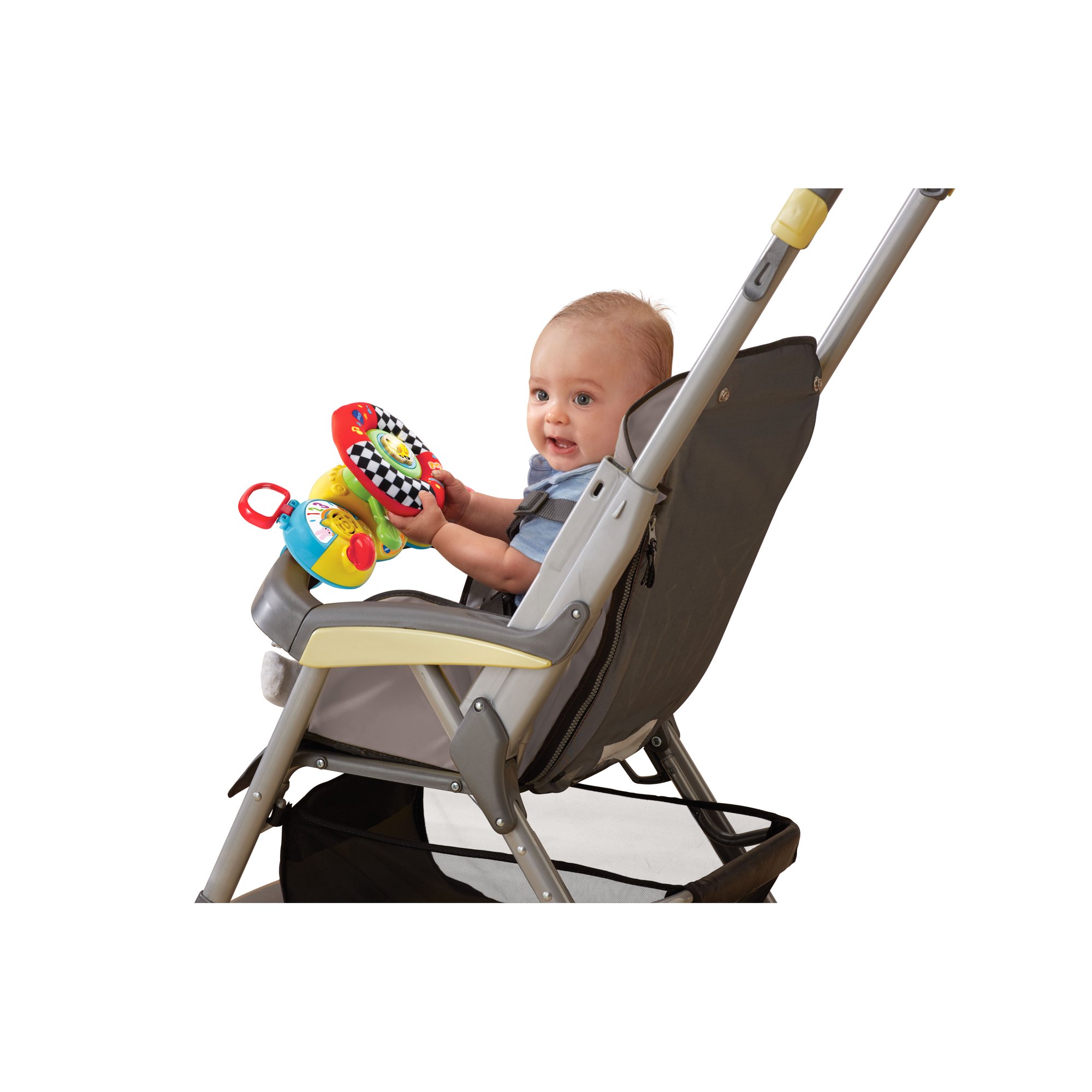 VTech On-the-Go Baby Driver With Fabric Steering Wheel and Car Sounds