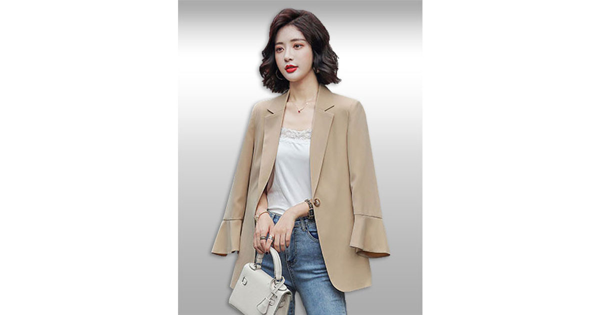 เสื้อสูทผู้หญิงแฟชั่นแบบสวยหวาน มี 7 ไซส รหัส2256