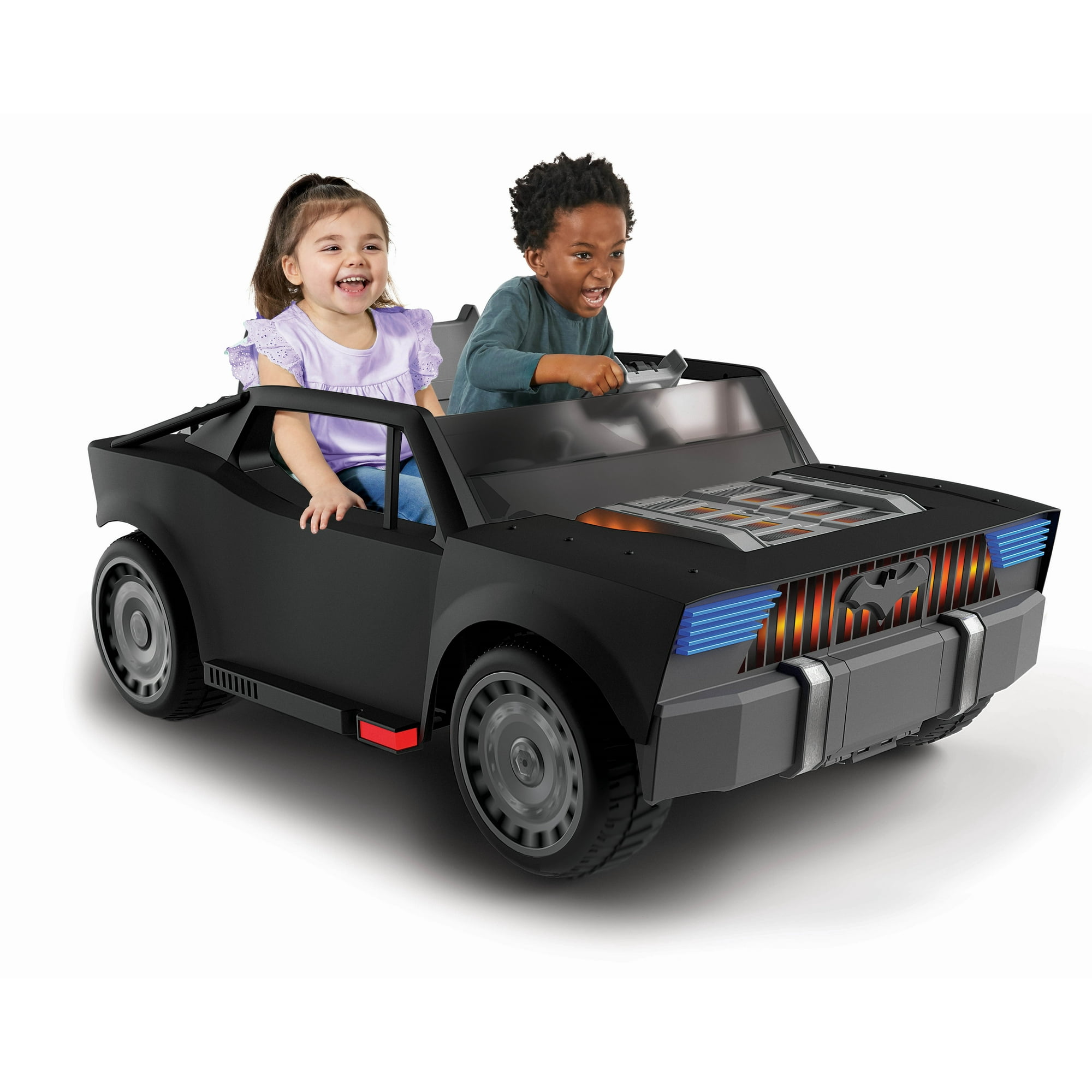 รถแบตเตอรี่ 12V Batman Batmobile Battery Powered Ride On Car - Includes Remote Control Motorcycle for Boys & Girls