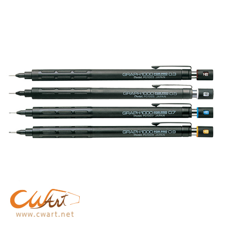 ดินสอกด Pentel Graph 1000 ขนาด 0.3, 0.5, 0.7, 0.9mm