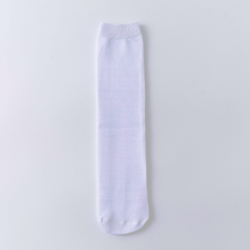 ถุงเท้ายาว แนวสปอร์ต สีพื้น ลายริ้ว เด็กโต-ผู้ใหญ่