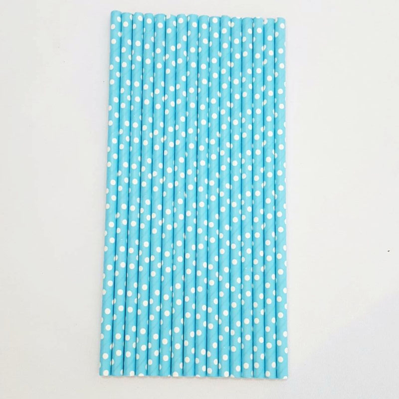 หลอดกระดาษคละลาย ขนาด 5 มิล ยาว 19.5 ซม. ( 500 ชิ้น )