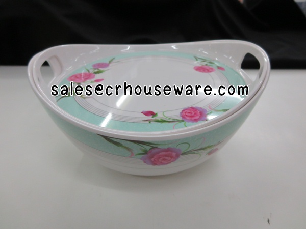 ชามมีหูพร้อมฝา 6.75 นิ้ว 017-BL26198-6.75