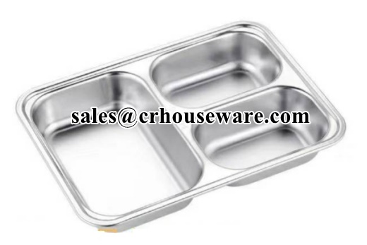 ถาดหลุม 3 ช่อง (ไม่มีฝา) เกรด 201 STK-24174-105