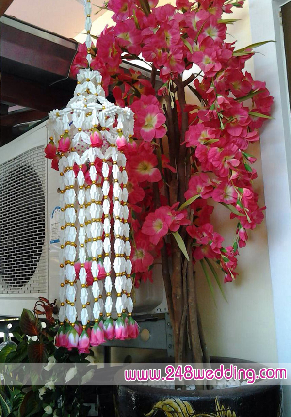 โคมแขวนดอกรัก ทรงตรงหัวมงกุฎ