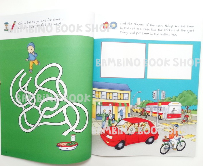 แบบฝึกหัดฝึกทักษะกับคายู อายุ4-5ปี / Caillou: Learning for Fun: Age 4-5