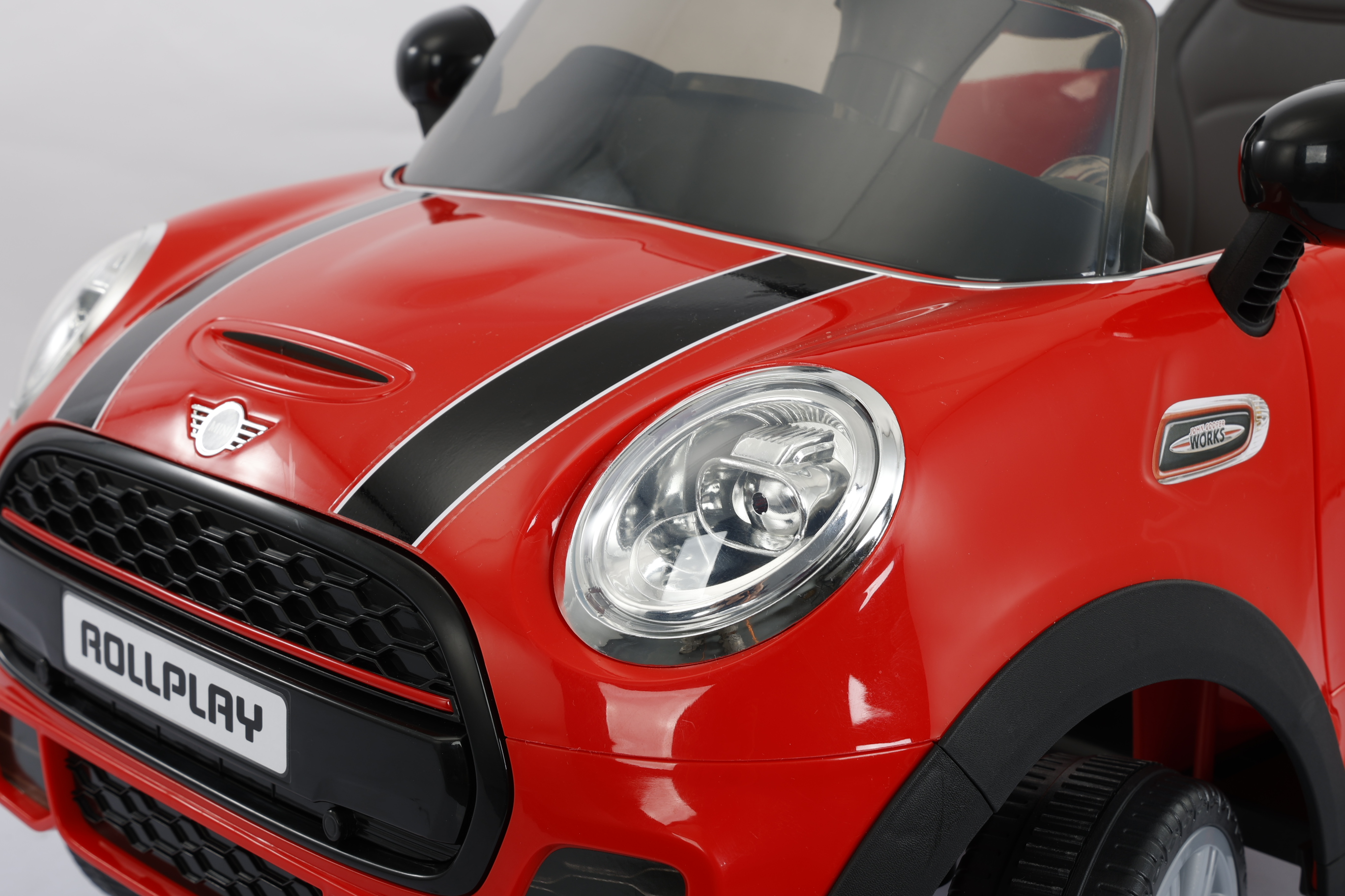รถเด็ก รถเข็นเด็ก ผลักเดิน ขาไถ มินิคูเปอร์ Mini Cooper Foot To Floor Ride-On - Red
