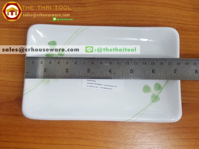 จานเหลี่ยม 7.25*4.5 นิ้ว RECT (S) Plate รหัส ML-W52
