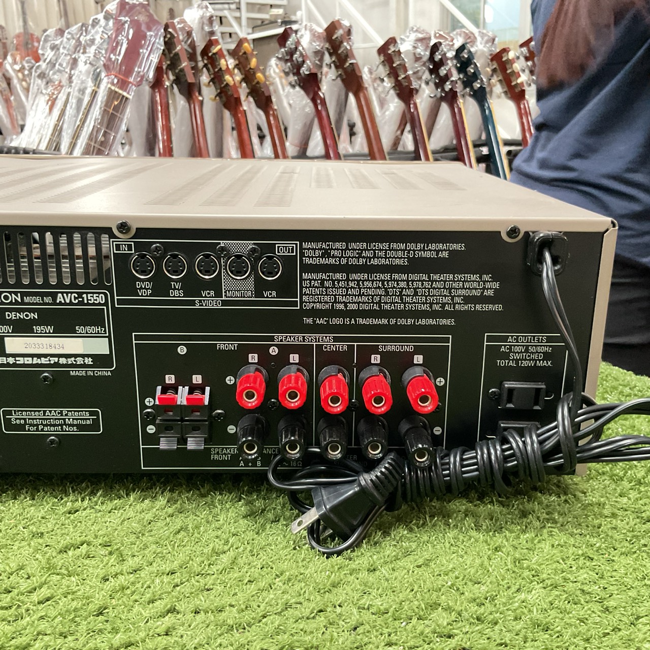 เครื่องขยายเสียง DENON : AVC-1550