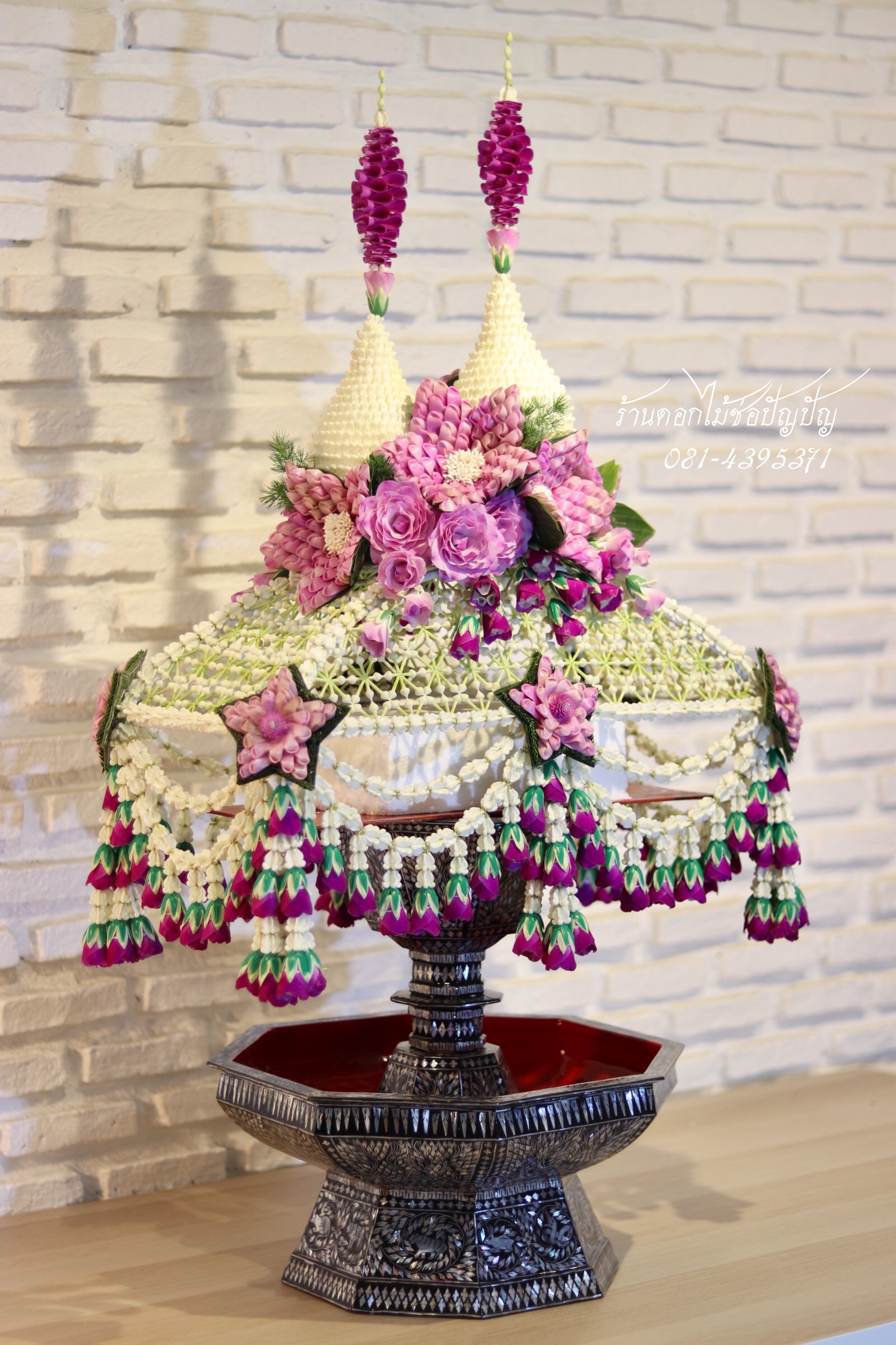 เครื่องบวชดอกไม้สด ชุดB6