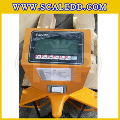 เครื่องชั่งน้ำหนักพาเลท รุ่น TPS-II-L พิกัด 2000kg x 0.5kg เครื่องชั่งพาเลท2ตัน เครื่องชั่งแบบรถพาเลท ตาชั่งน้ำหนักพาเลท2ตัน Hand Pallet 2000kg เครื่องชั่งยี่ห้อ T-Scale