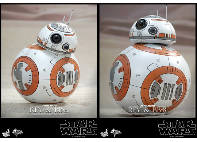 HOTTOYS - Star wars 7 - Rey & BB-8