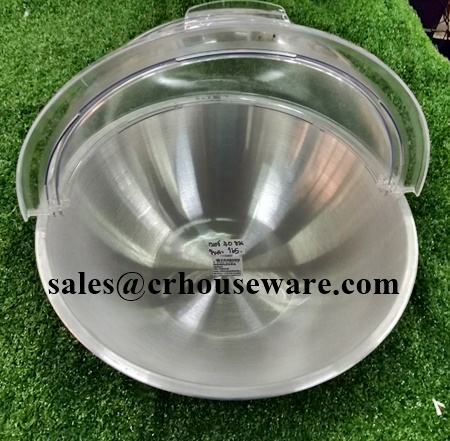 ฝาครอบพร้อมกะละมังอลูมิเนียม 40 ซม. ทรงกลม รหัส 005-88681-SET