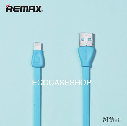 สายชาร์จ iPhone5/6 remax แท้ MARTIN สีฟ้า
