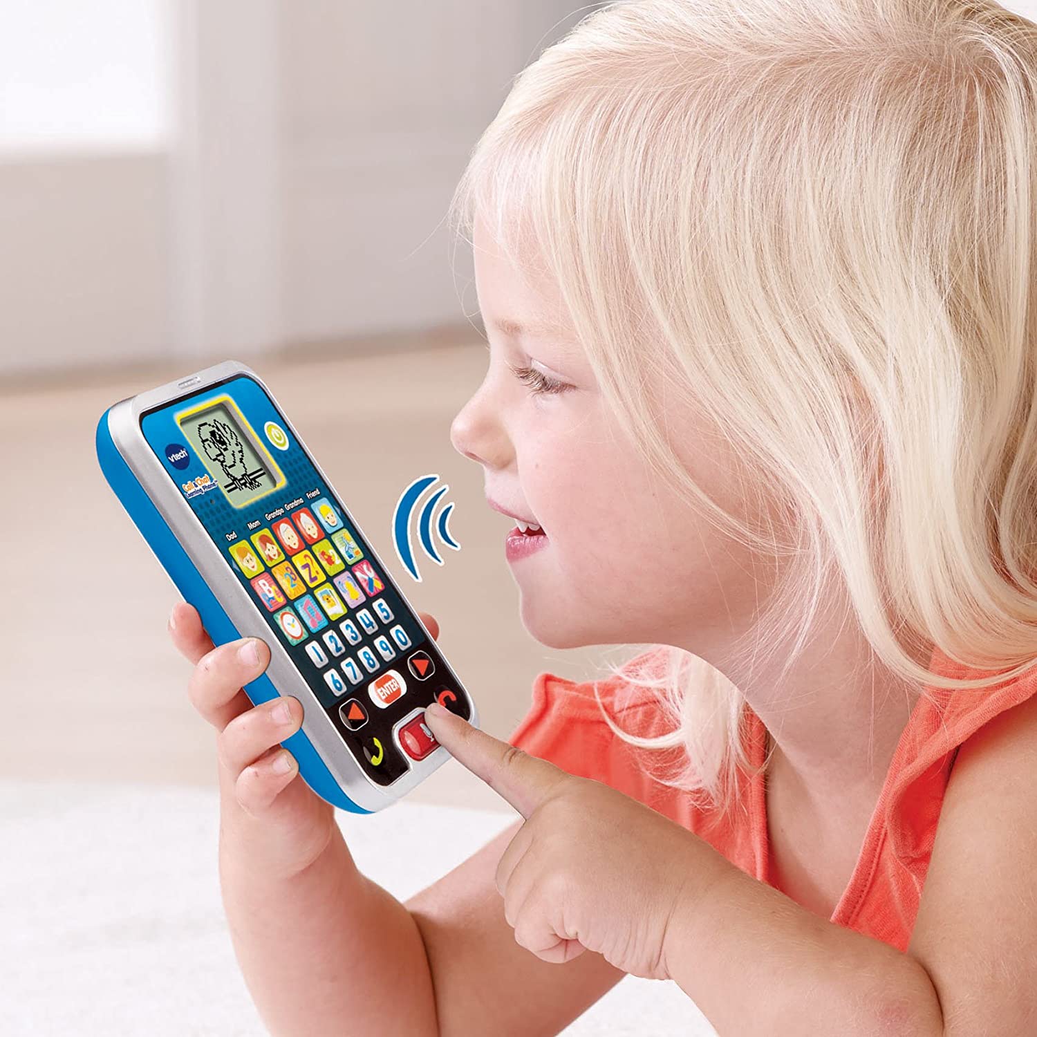 โทรศัพท์มือถือของเล่น VTech Call & Chat Learning Phone