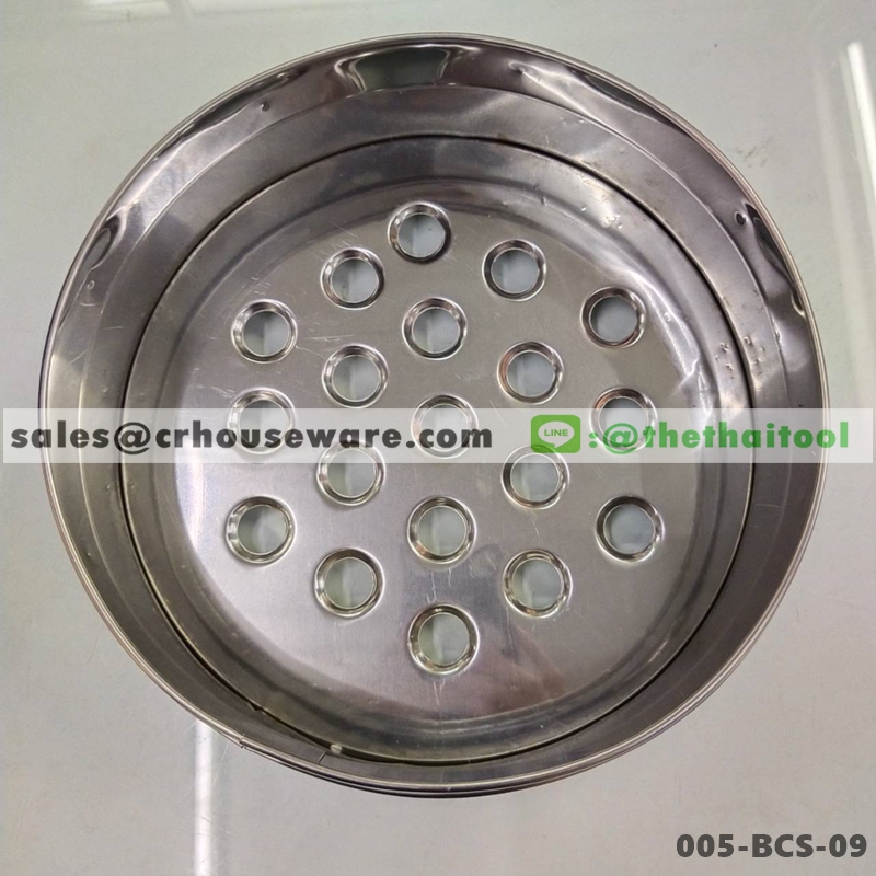 เข่งติ่มซำสเตนเลส (รุ่นผลิตในประเทศ) 9 นิ้ว,Dim Sum_changrai