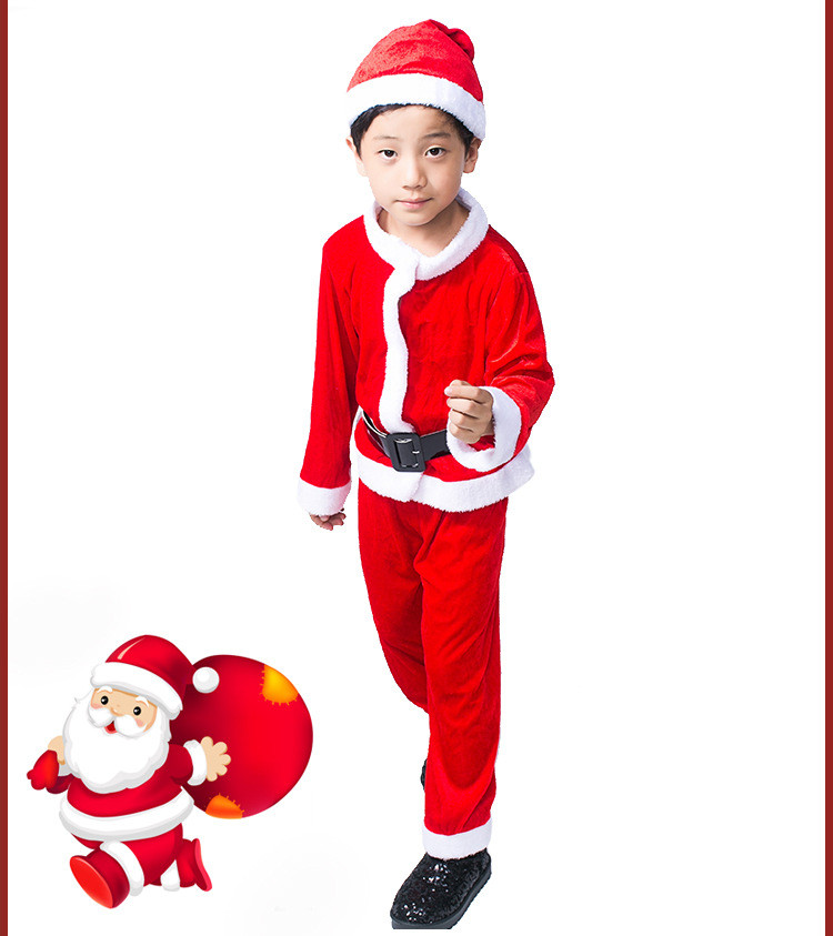 พร้อมส่ง ชุดคริสต์มาส เด็กชาย เด็กหญิงชุดซานตี้ ซานต้า