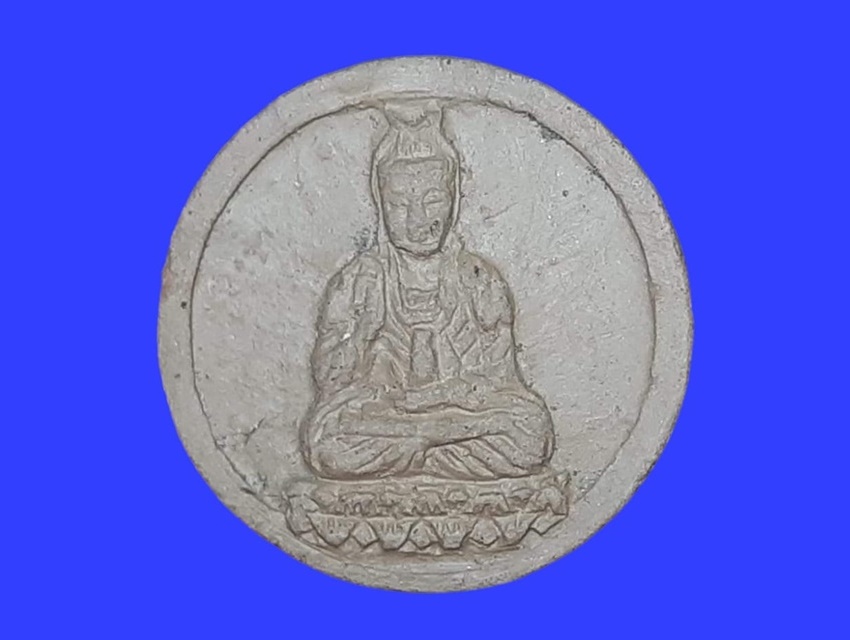เจ้าแม่กวนอิม หลัง พระแม่อุมาเทวี ครูบาคำเป็ง อาศรมสุขาวดีวราราม กำแพงเพชร เนื้อผง