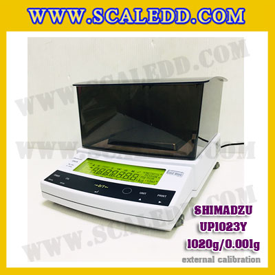 เครื่องชั่งดิจิตอล ทศนิยม 3 ตำแหน่ง รุ่น UP1023Y 1020gx0.001g เครื่องชั่งละเอียดสูง1020g เครื่องชั่งน้ำหนัก1020g ตาชั่ง1020กรัม พิกัดน้ำหนัก 1020g ความละเอียด 0.001g ยี่ห้อ SHIMADZU รุ่น UP1023Y