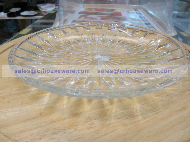 Diamond Plate 9 " 013-P00172 จานแก้ว